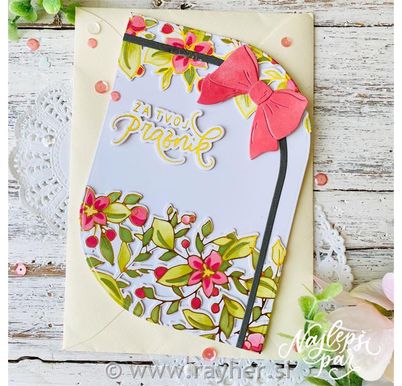 Šablona Cvetlična čipka