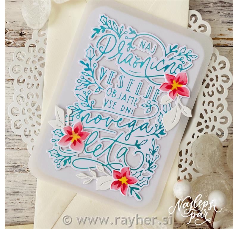 Rezalna šablona Praznično veselje