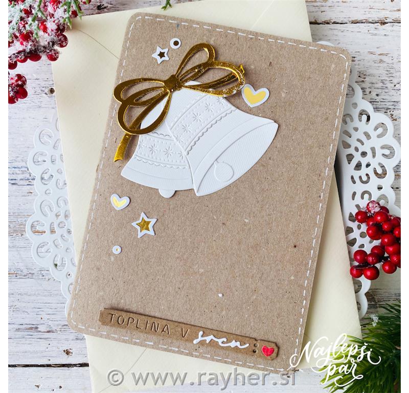 Rezalna šablona Praznični čas /Toplina v srcu / Iskrice v očeh