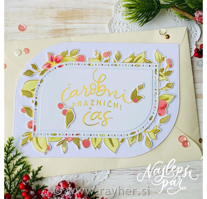 Hot foil in šablona Čarobni čas