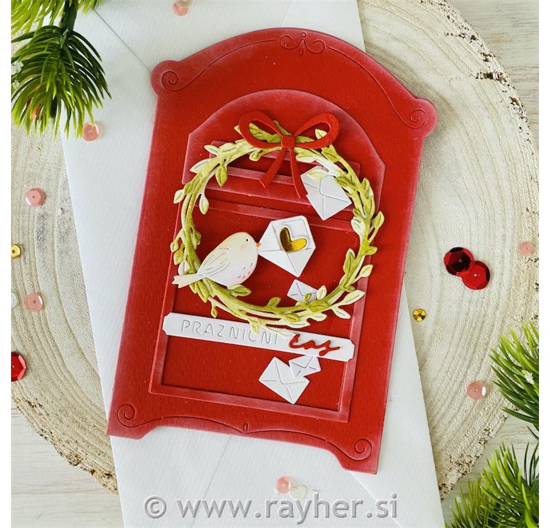 Rezalna šablona Srčna pošta