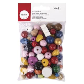 Lesene perle, različne barve, 75 g
