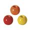 Lesene perle rumene, oranžne, rdeče, 6mm, 115 kosov