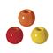 Lesene perle rumene, oranžne, rdeče, 8mm, 82 kosov