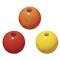 Lesene perle rumene,oranžne,rdeče, 10mm,52 kosov