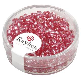 Perle s srebrno sredino, 2,6 mm o, svetlo roza, 16 g