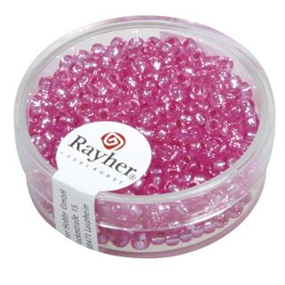 Perle s srebrno sredino, 2,6 mm o, roza, 16 g