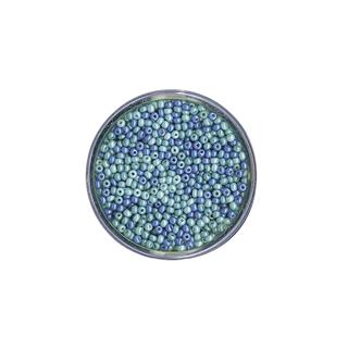 Perle mešane, 17 g, modre barve, 2,6 mm o