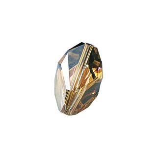 Swarvoski kristal Cubist perla, bakreno zlat, 16x10 mm, 1kom