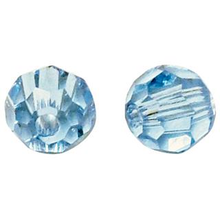 Swarovski kristali perle, azurno modri, 4 mm o, 20 kom.
