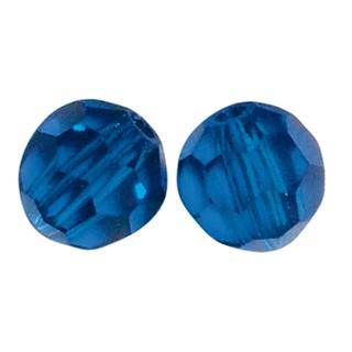 Swarovski kristali perle, polnočno modri, 4 mm o, 20 kom.