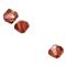 Swarovski brušeni kristali perle, magma rdeči, 6 mm o, 12 ko