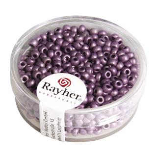 Perle metalic, okrogle, vijolične, 2,6 mm o, 17 g