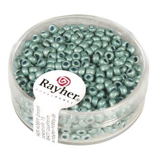 Perle metalic, okrogle, turkizne, 2,6 mm o, 17 g