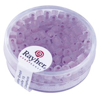 Perle "Arktika", kocke, vijolične, 3,4 mm, 15 g