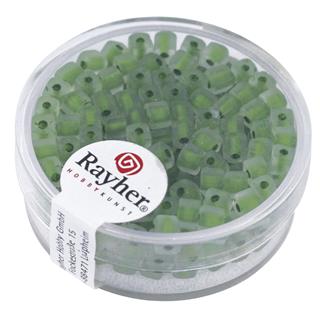 Perle "Arktika", kocke, zelene, 3,4 mm, 15 g