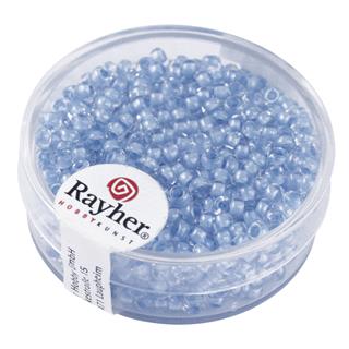 Perle "Arktika", okrogle, svetleče, sv.modre, 2,6 mm o, 17 g