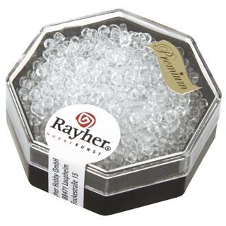 Perle Premium Miyuki, 2,2 mm o, kristalne, prosojne, 12g