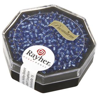 Perle Premium Miyuki, 2,2 mm o, azu.modre, 12g, s srebrno sr