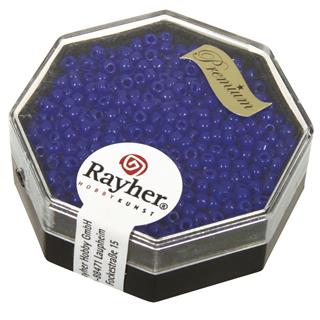 Perle Premium Miyuki, 2,2 mm o, kralj.modre, rdeče, 12g