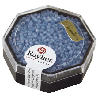 Perle Delica Miyuki, 2,2 mm o, aquamarine, prosojne, mavričn