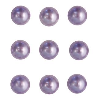 Perle polovične, plastične, samolepilne,lila, o 2 mm, 160 ko