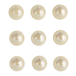Perle polovične, plastične, samolepilne,krem, o 2 mm, 160 ko