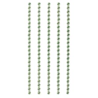 Kristali, samolepilni, sv.zeleni, 3 mm, 120 kom.