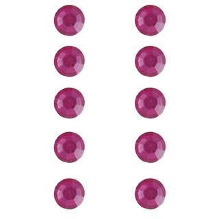 Kristali, samolepilni, roza, 5 mm, 80 kom.