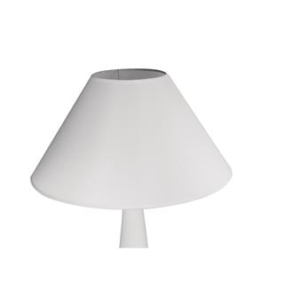 Senčnik za luč, okrogel, stožčast, bel, 12-35 cm o, višina
