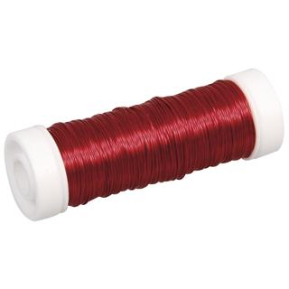 Žica za kvačkanje, rdeča, 0,30 mm o, 50 m