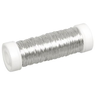 Žica za kvačkanje, srebrna, 0,30 mm o, 50 m