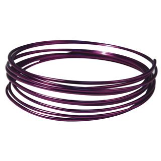 Žica iz aluminija, za oblikovanje, vijolična, 2 mm, 2m