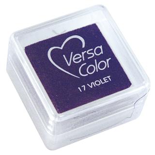 Blazinica za žige "Versacolor", vijolična, 2,5x2,5 cm