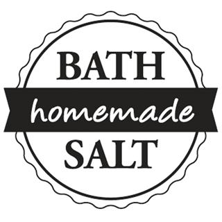 Štampiljka "Bath Salt -homemade-", 3cm o