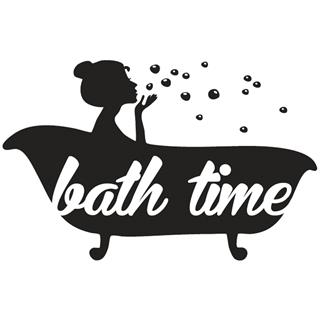 Štampiljka "bath time", 4x6cm