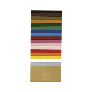 Voščena folija, mešani odtenki, 18 barv, 10x5 cm