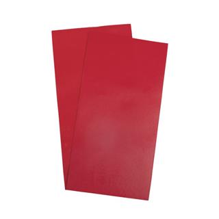 Voščena folija za dekoracijo, 20x10 cm, rdeča, 2 kom.