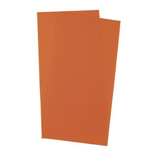 Voščena folija za dekoracijo, 20x10 cm, oranžna, 2 kom.