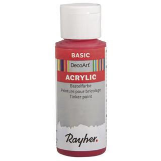Akrilna barva "Acrylic", rdeča, 59 ml