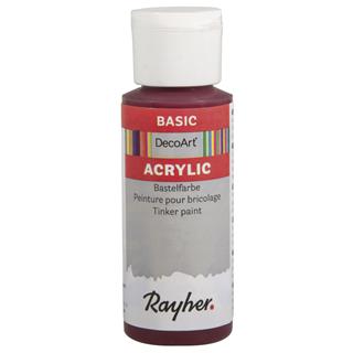 Akrilna barva "Acrylic", burgundijevo rdeča, 59 ml