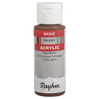 Akrilna barva "Acrylic", kostanjevo rjava, 59 ml