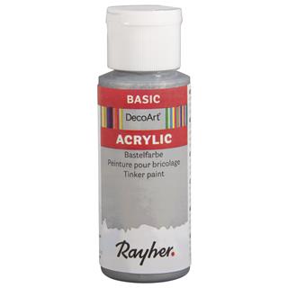 Akrilna barva "Acrylic", srebrna, 59 ml