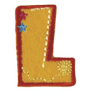 Črka za likanje na tekstil, 3 cm, "L"