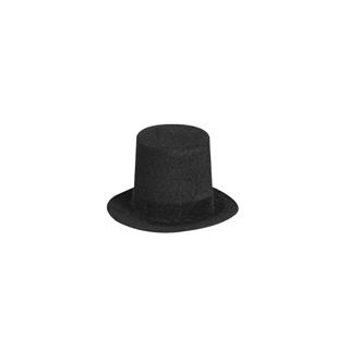 Žametno svilen klobuk, 52 mm, črn, 2 kom.
