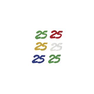 Ploščice bleščice "25", mešane barve, 12 g