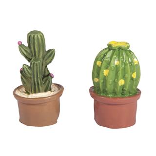 Kaktus, mini s samolepilnim dnom 1.5x1.5x3cm,6 kos