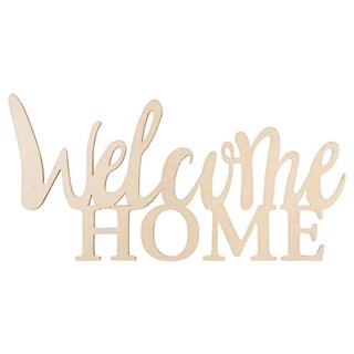 Lesen napis "Welcome home" 24.5x11.6x0.4cm