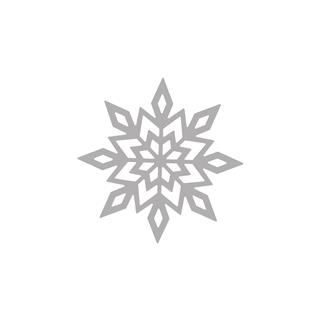 Rezalna šablona Rayher, Snežinka, 7cm