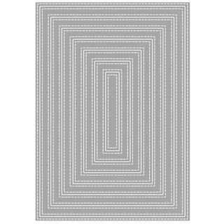Rezalna šablona TinaB: Pravokotniki s šivi 11,5x16,3cm, 7 de